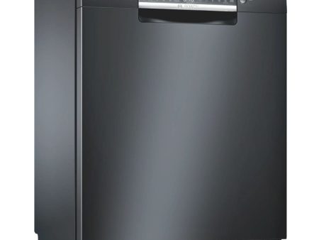 Bosch Series 4, free-standing dishwasher, 60 cm, Black inox,SMS4IKC62T For Cheap