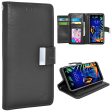 LG K40 X420 K12PLUS Double Flap Wallet Case WCFC13 Black Online Sale