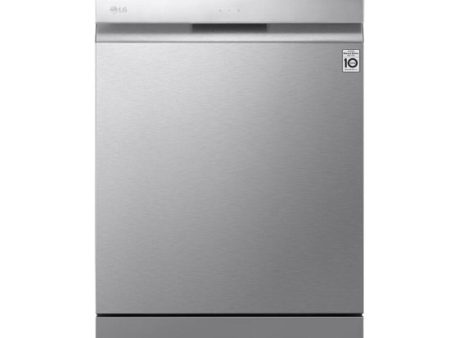 LG Digital Dishwasher With Inverter Technology, 14 Place Settings, 10 Programs, Silver - DFB325HS Online Sale