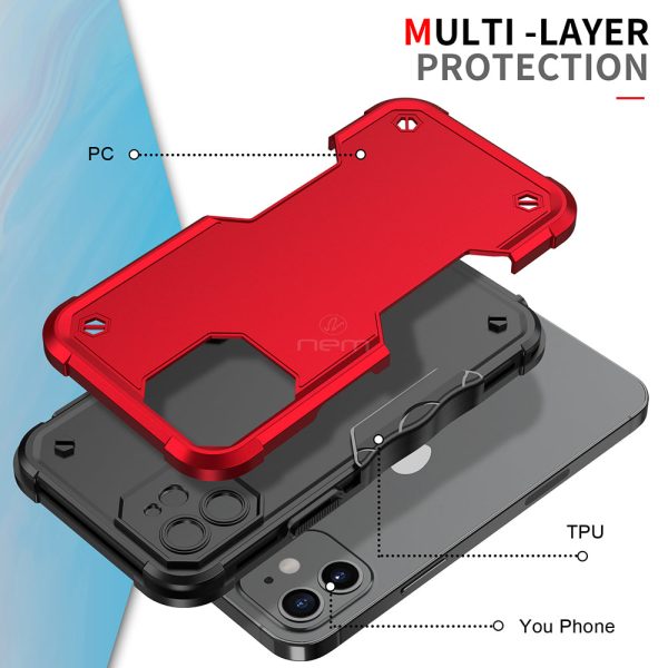 iPhone 11 (6.1 ) Non Slip Shockproof Hybrid Case HYB76 Red Online