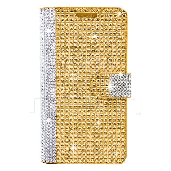 Samsung Galaxy Core Prime 360 Diamond WalletCase DWC02 Gold Online