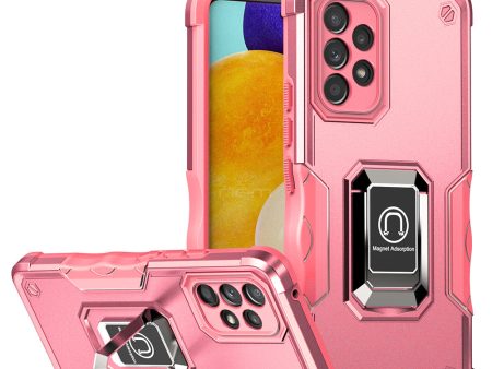 Sam. A53 Magnetic Kickstand Hybrid Case HYB73 Pink Fashion