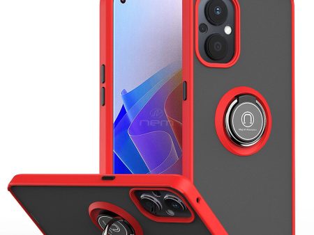 One Plus Nord N20 5G Matte Magnetic Ring Stand TPC15 Red Supply