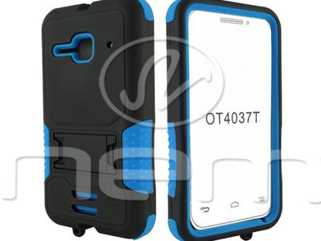 Alcatel One Touch Evolve 2 Hybrid Case11 withstand Black Blue Online Hot Sale