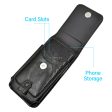 iPhone XS Universal Vertical Leather Pouch PV079 Black Online Sale