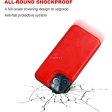 iPhone 15 ProMax Wallet Case Hidden Card Holder HYBW01 Red Online Hot Sale