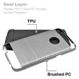 Alcatel Idol 5 6060 Brushed Hybrid Case HYB32 Silver Online now