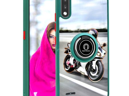 LG K22 Magnetic Ring Stand Design Case TPC20 Green Online now