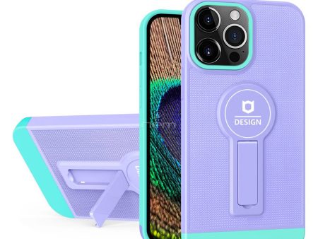 iPhone 14 Pro 6.1  Magnetic Kickstand Case HYB77 Purple on Sale