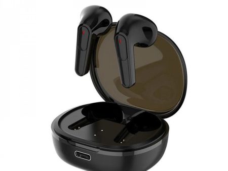 Kik_Compact Bluetooth Earbuds with Low Latency, Sleek Charging Case - Synced Audio for Gaming & Calls Pro30 for Universal Cell Phone And Bluetooth Device (Black) Discount