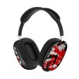 Kik_Graffiti Art Stereo Wireless Headphones - Comfortable Over-Ear Bluetooth Headset with Cool Design MS701 for Universal Cell Phone And Bluetooth Device (Red) Online Sale