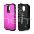 Samsung Galaxy S4 Hyb16 Case Hot Pink Black tpu Supply