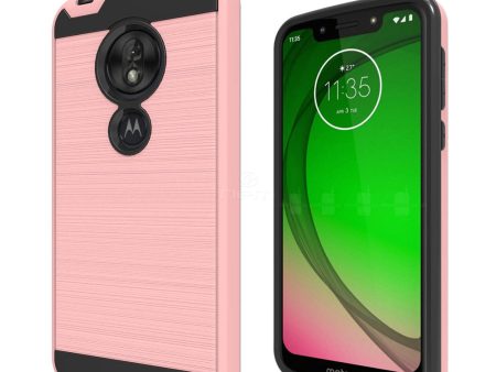 Motorola Moto G7 Play XT1952 Brushed Hybrid Case HYB32 Rose Gold Online Hot Sale