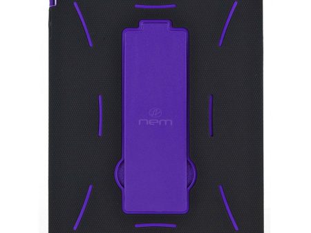 iPAD Air 9.7  Hybrid Stand Rubber Case HYB04 Black Purple Discount