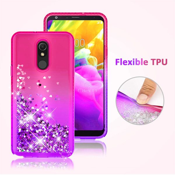 LG Stylo 5 Glitter Diamond TPU Case TPL05 Pink Purple Sale