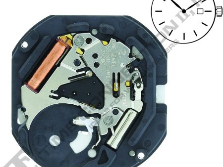 Genuine Seiko 7N39 2 Hands Quartz Movement Ht. 3.80MM Online now